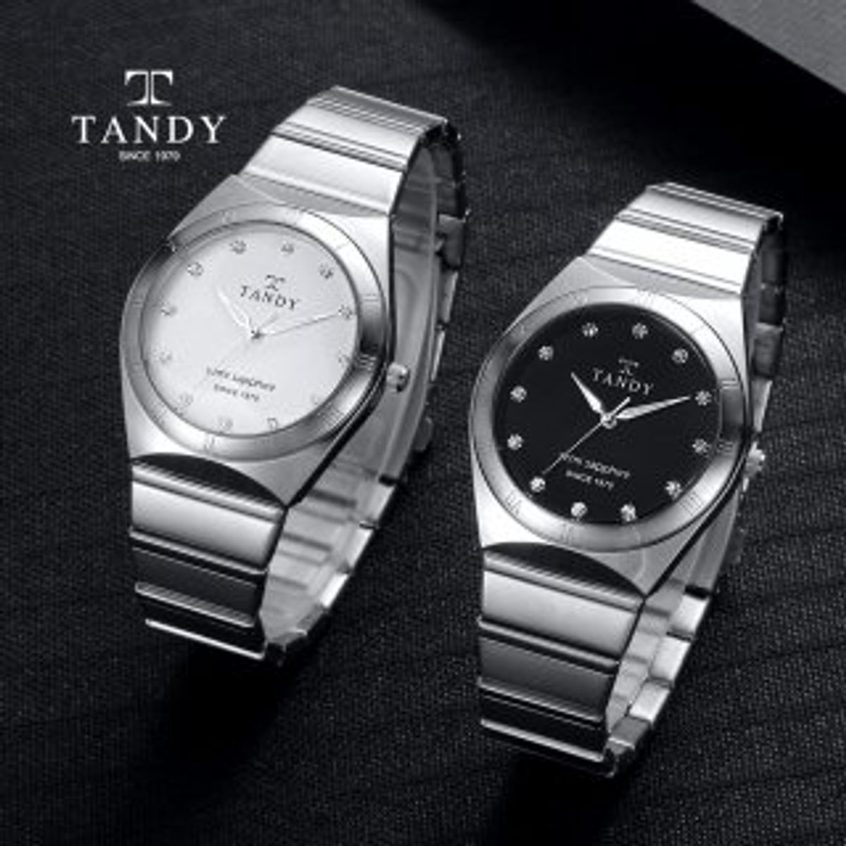 탠디(TANDY) 사파이어 커플 메탈 시계 TS-301