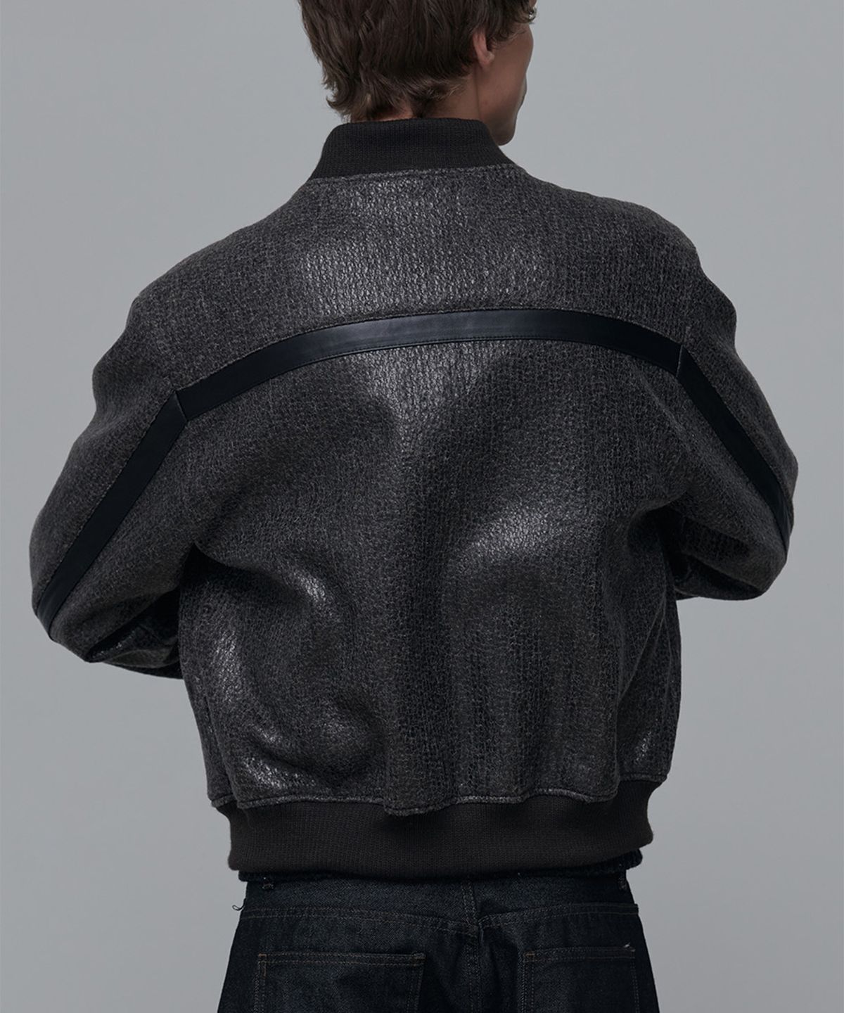 애니타임로릭(ANYTIME LOREAK) COSMOS BOMBER JACKET-BROWN