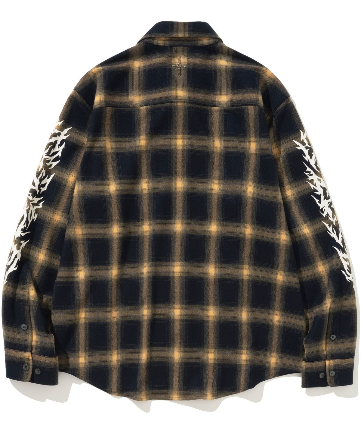 낫포너드(NOT4NERD) N4ND Offshoot Flannel Shirt - Yellow