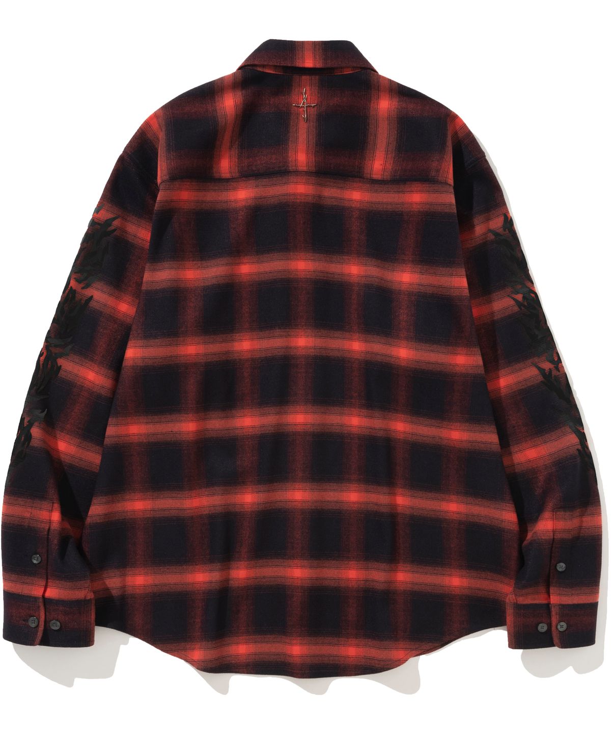 낫포너드(NOT4NERD) N4ND Offshoot Flannel Shirt - Red