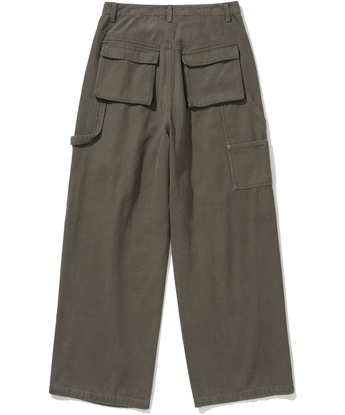 낫포너드(NOT4NERD) Oxford Fatigue Baggy Pants - Khaki