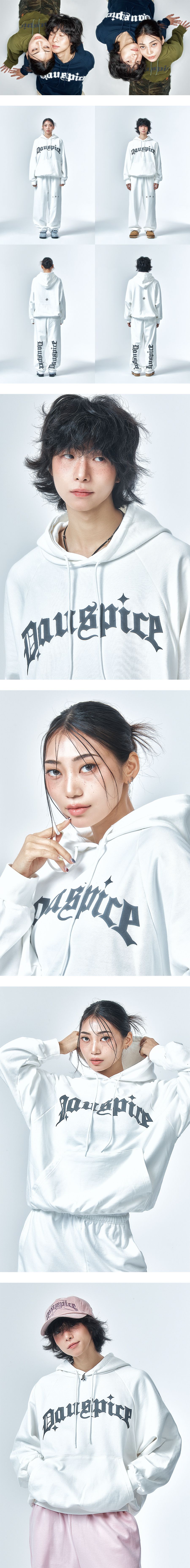 テークエム　PSD　PURE SOULS Zip hoodie　White　XL OY/オーワイ』 MOSAIC ODOLLY HOODIE ZIP UP/モザイクオードリー