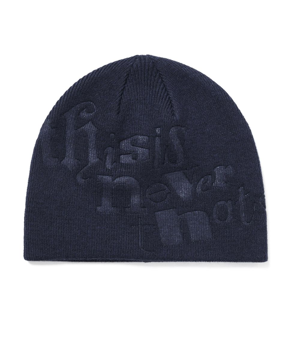 MUSINSA公式 | thisisneverthat Debossed No Cuff Beanie Navy