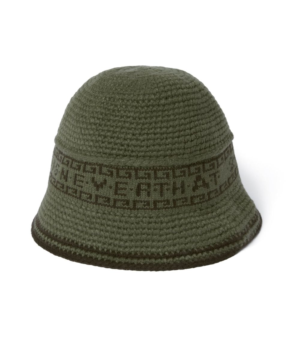 MUSINSA公式 | thisisneverthat (FW24) Crochet Bucket Hat - Olive