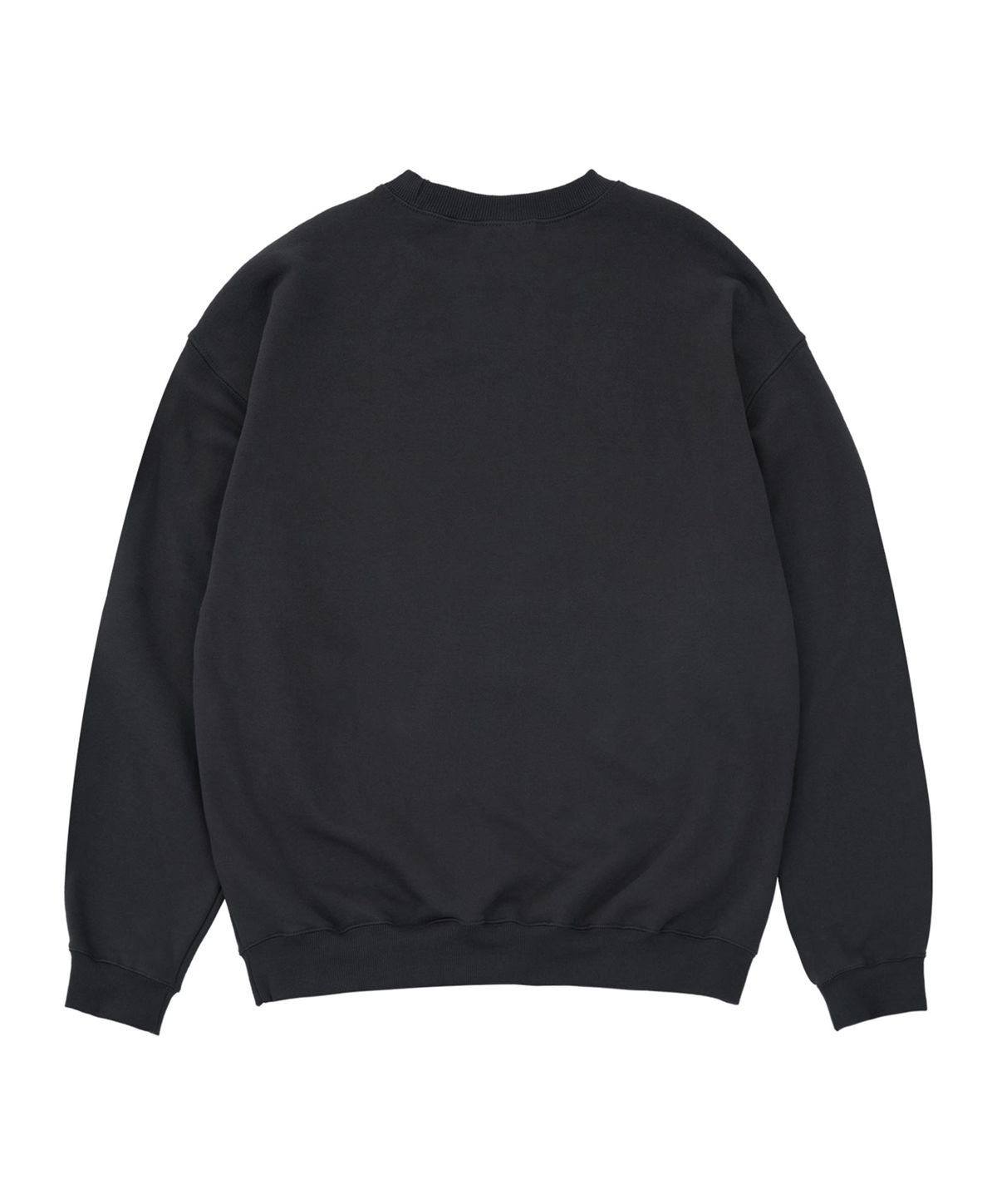 퍼츠(POTS) BURN OUT SWEATSHIRT [CHACOAL]