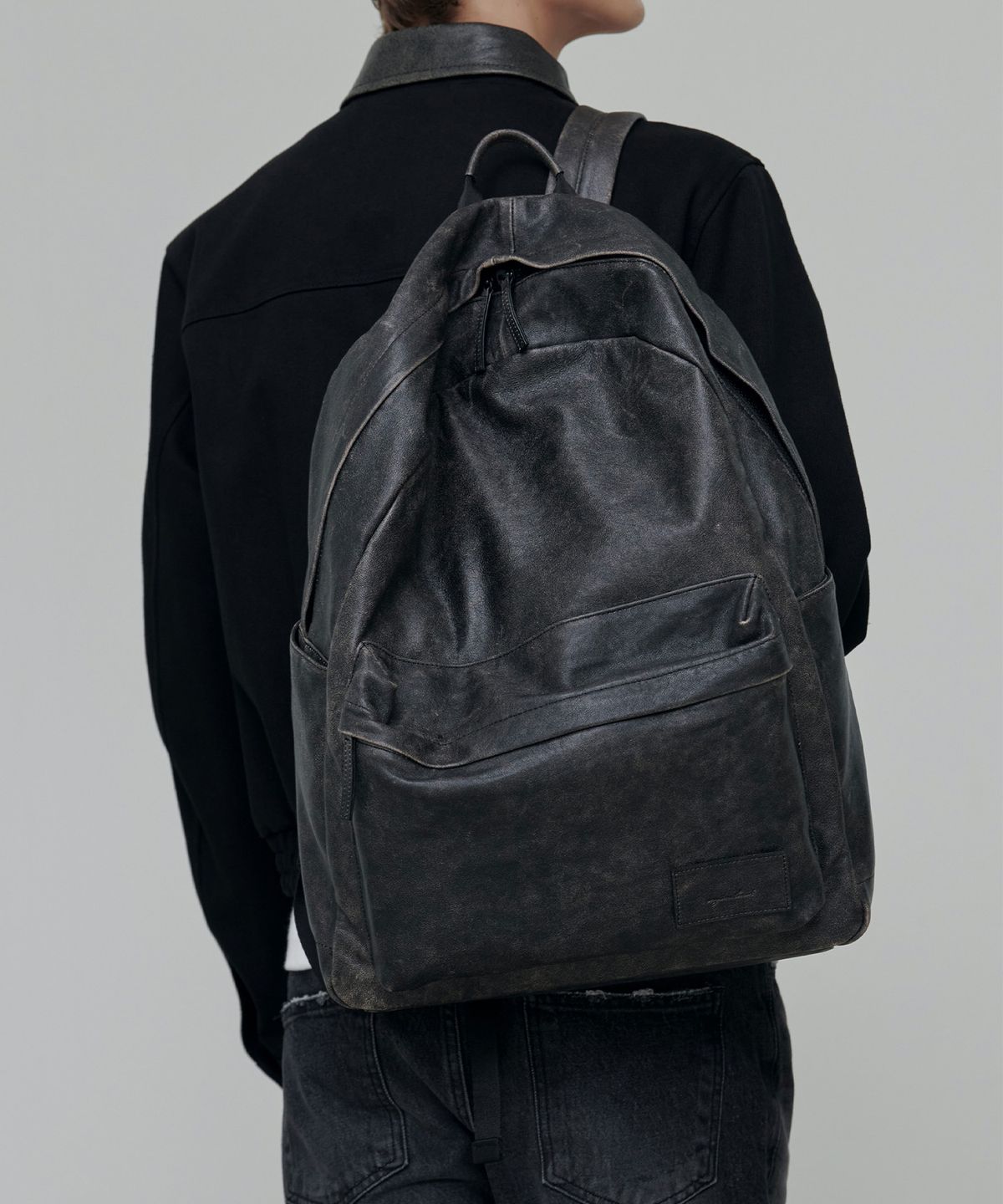 애니타임로릭(ANYTIME LOREAK) LILAC LEATHER BIG BAG-VINTAGE