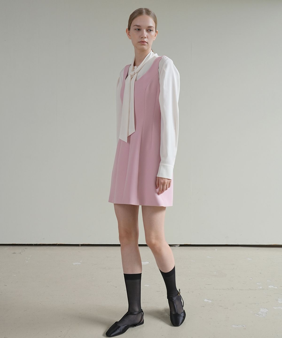 폴앤앨리스(PAUL&ALICE) MINI DRESS / PINK