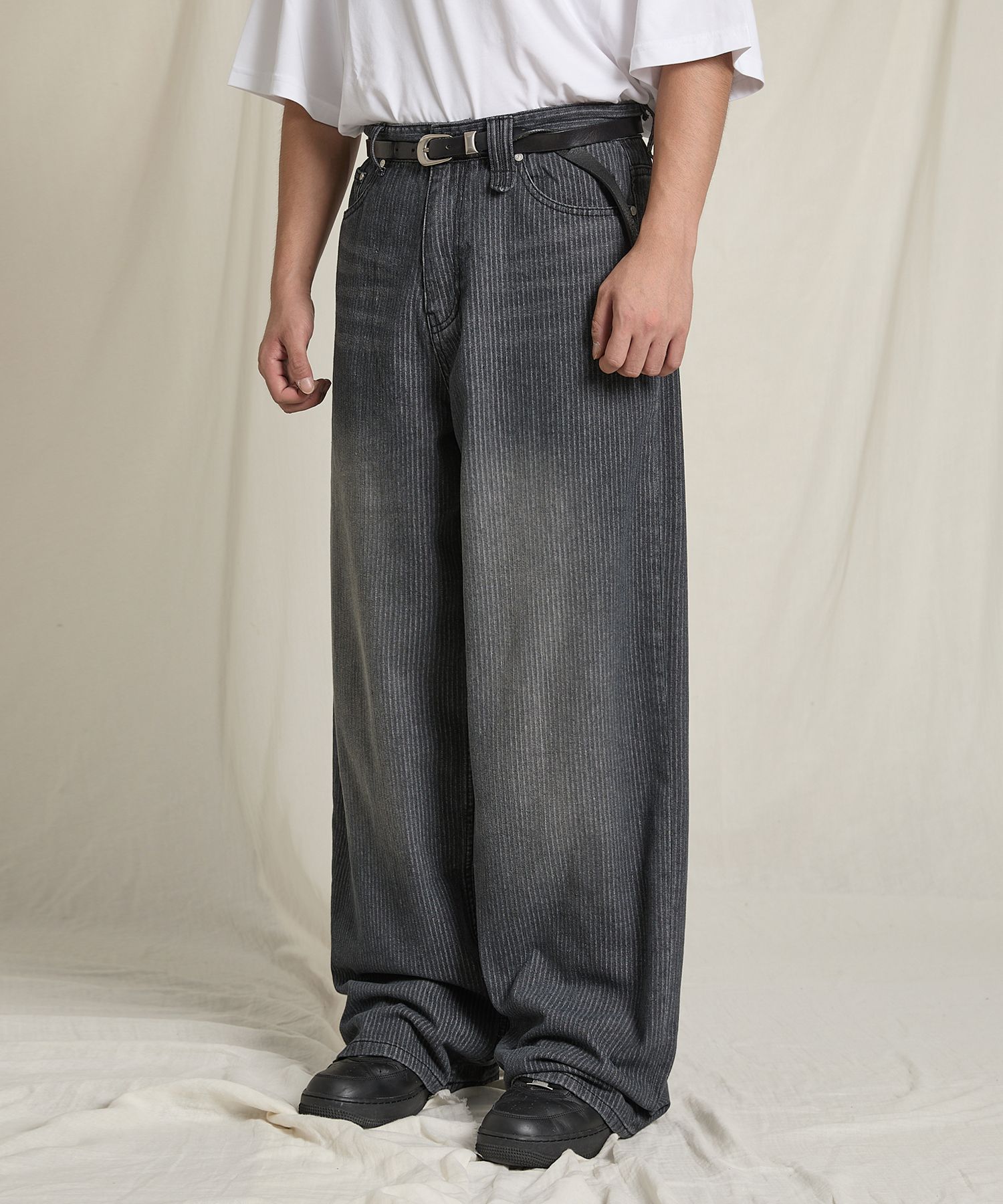 さらに100円引き◆Wai Kei◆Cordyroy Denim Pants MUSINSA公式 | WAI KEI Corduroy denim pants black