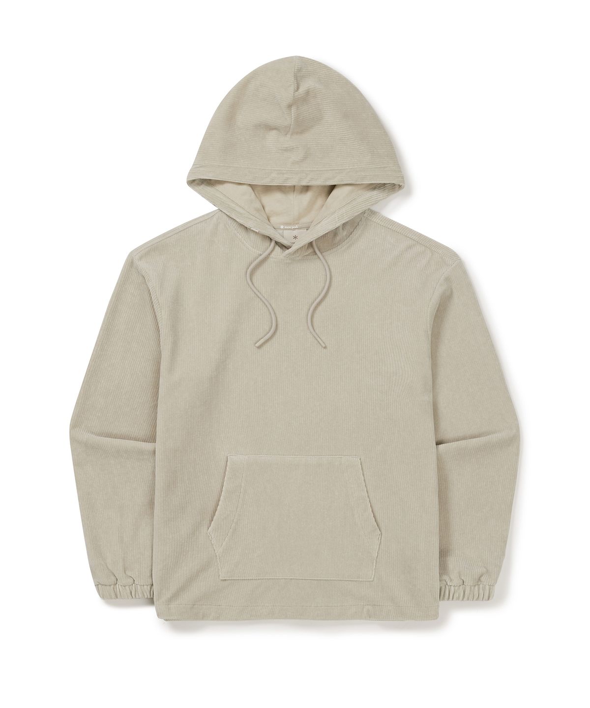 스노우피크 어패럴(SNOWPEAK APPAREL) 코듀로이 여성 후드 티셔츠 (S24WWFHD71) Light Beige
