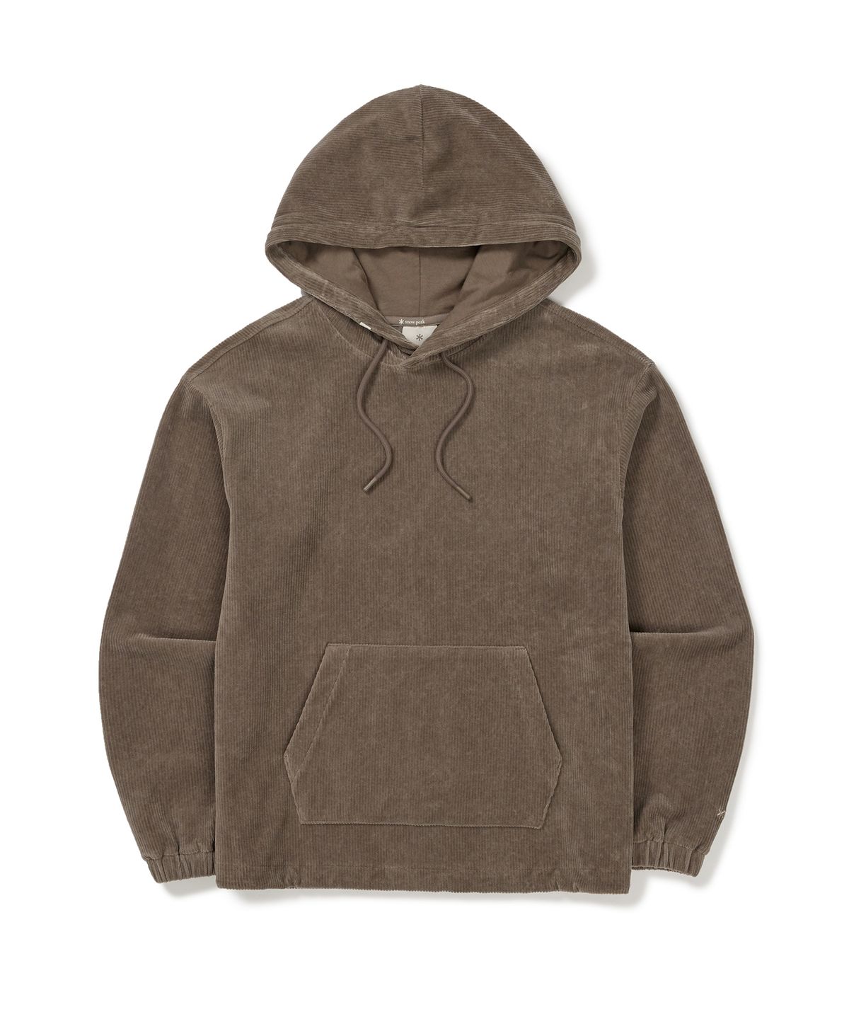 스노우피크 어패럴(SNOWPEAK APPAREL) 코듀로이 여성 후드 티셔츠 (S24WWFHD71) Cocoa