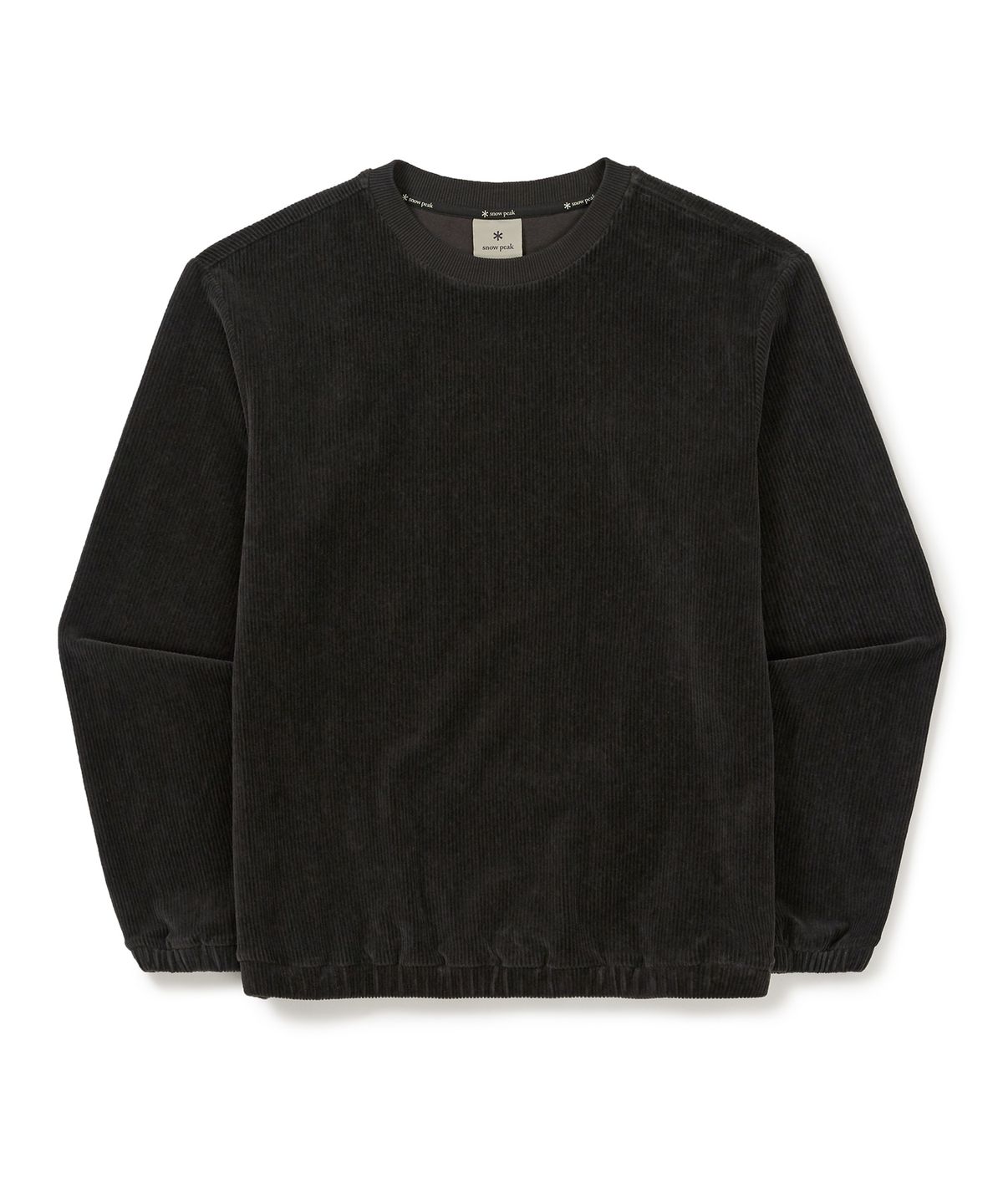 스노우피크 어패럴(SNOWPEAK APPAREL) 코듀로이 여성 맨투맨 (S24WWFHT71) Dark Charcoal