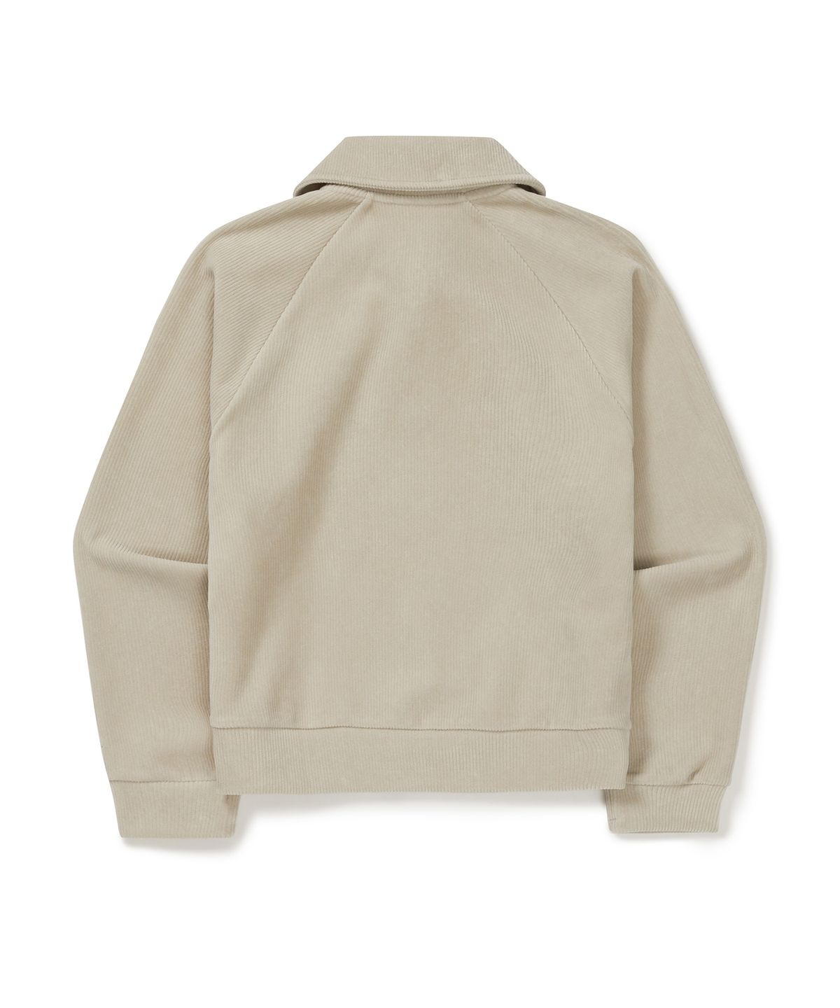 스노우피크 어패럴(SNOWPEAK APPAREL) 코듀로이 여성 반집업 맨투맨 (S24WWFZT71) Light Beige