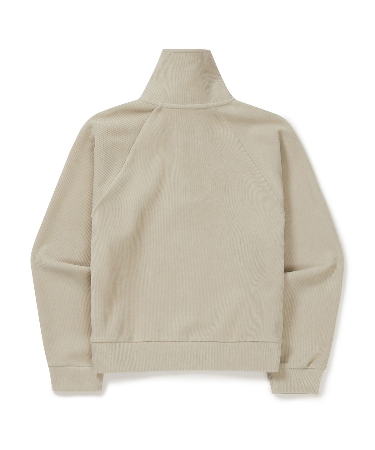 스노우피크 어패럴(SNOWPEAK APPAREL) 코듀로이 여성 반집업 맨투맨 (S24WWFZT71) Light Beige
