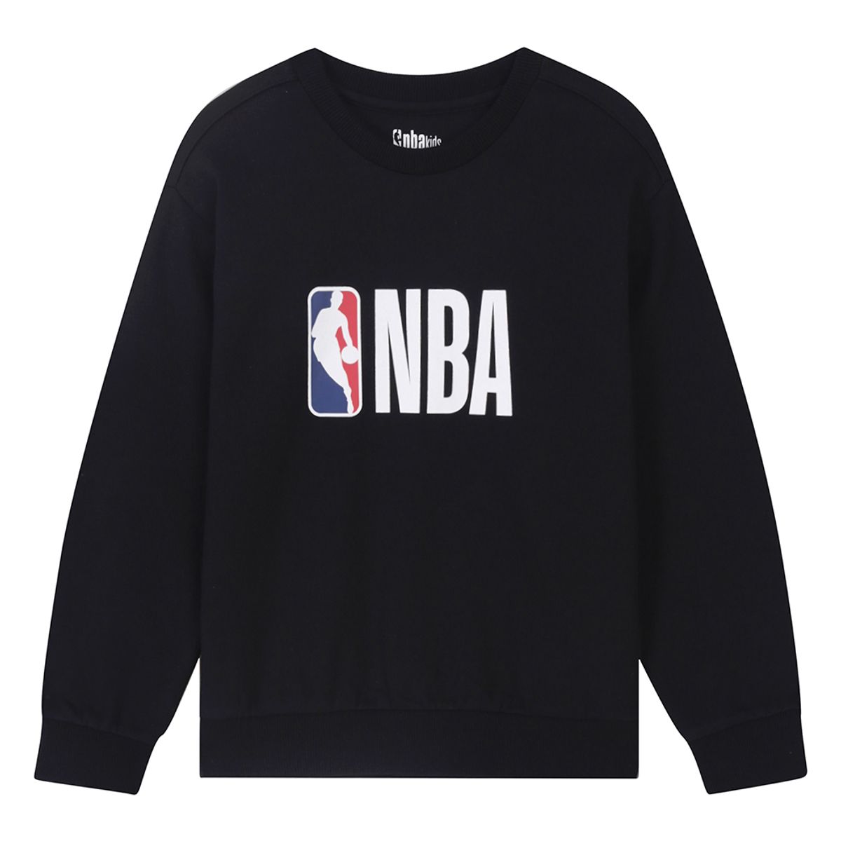 엔비에이 키즈(NBA KIDS) 빅로고 맨투맨(K243TS160P) 블랙