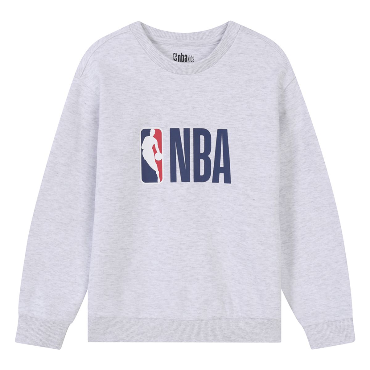엔비에이 키즈(NBA KIDS) 빅로고 맨투맨(K243TS160P) 라이트 그레이