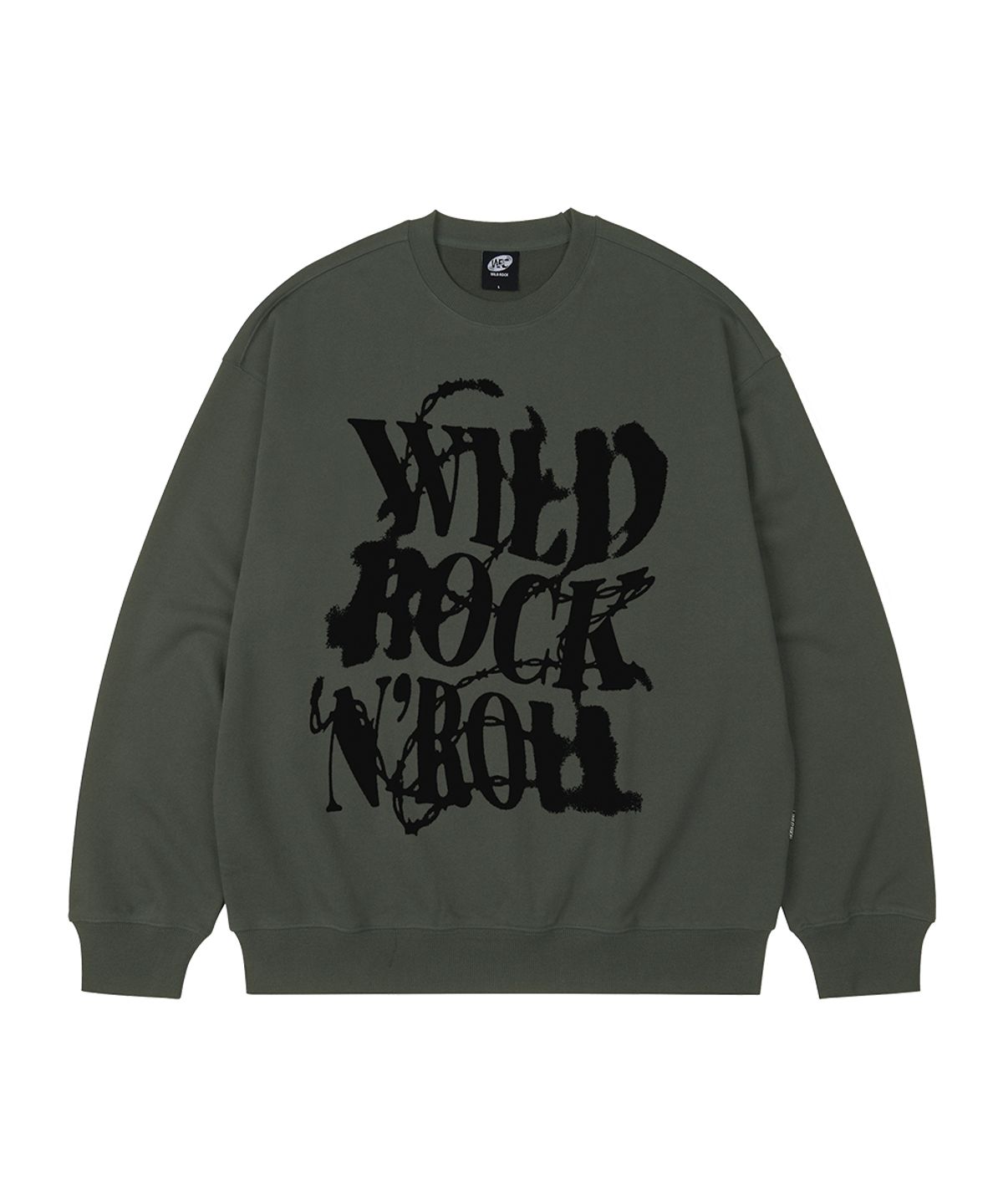 와일드락(WILDROCK) (기모추가) 와일드 락 앤 롤  맨투맨_7 COL