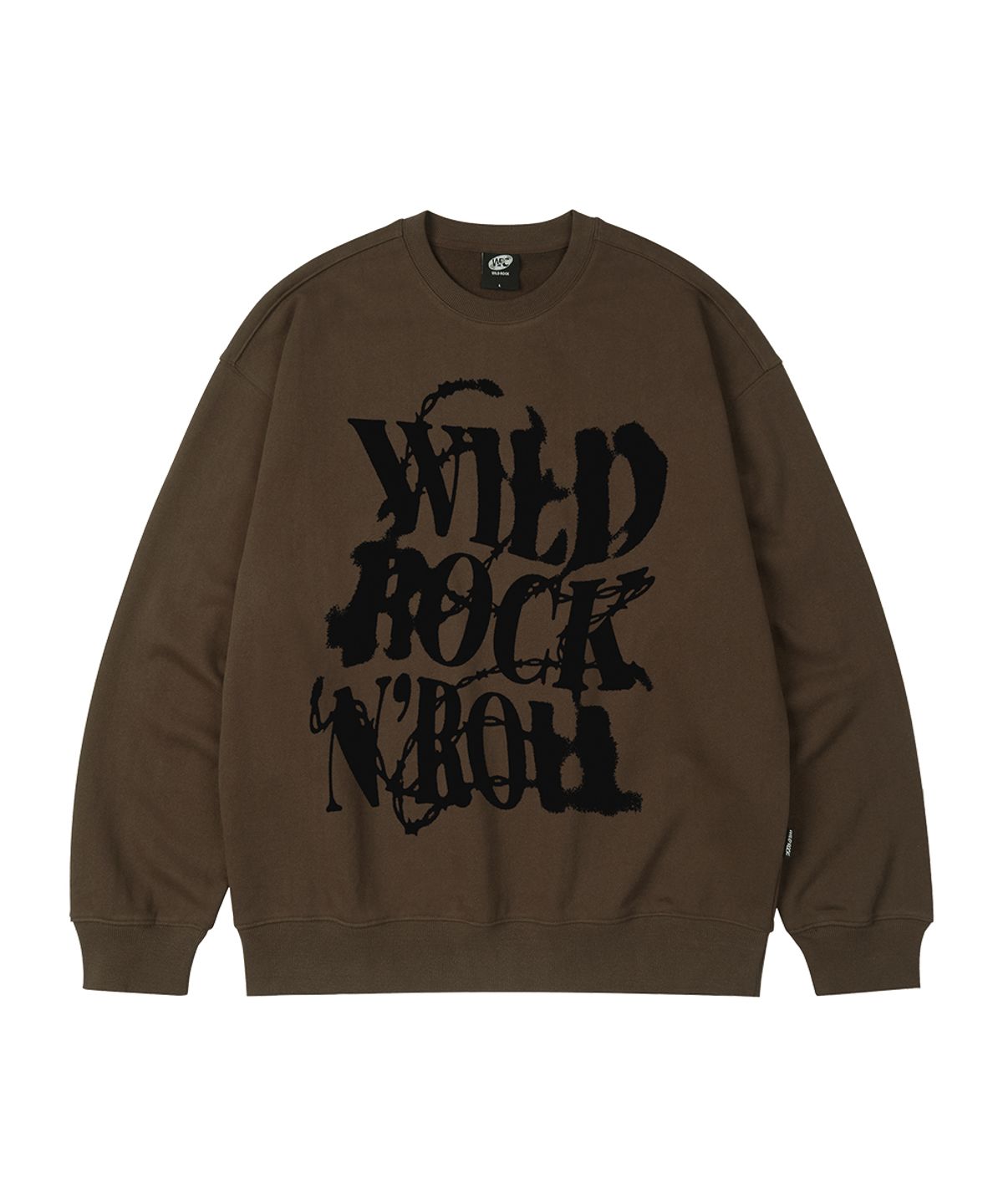 와일드락(WILDROCK) (기모추가) 와일드 락 앤 롤  맨투맨_7 COL