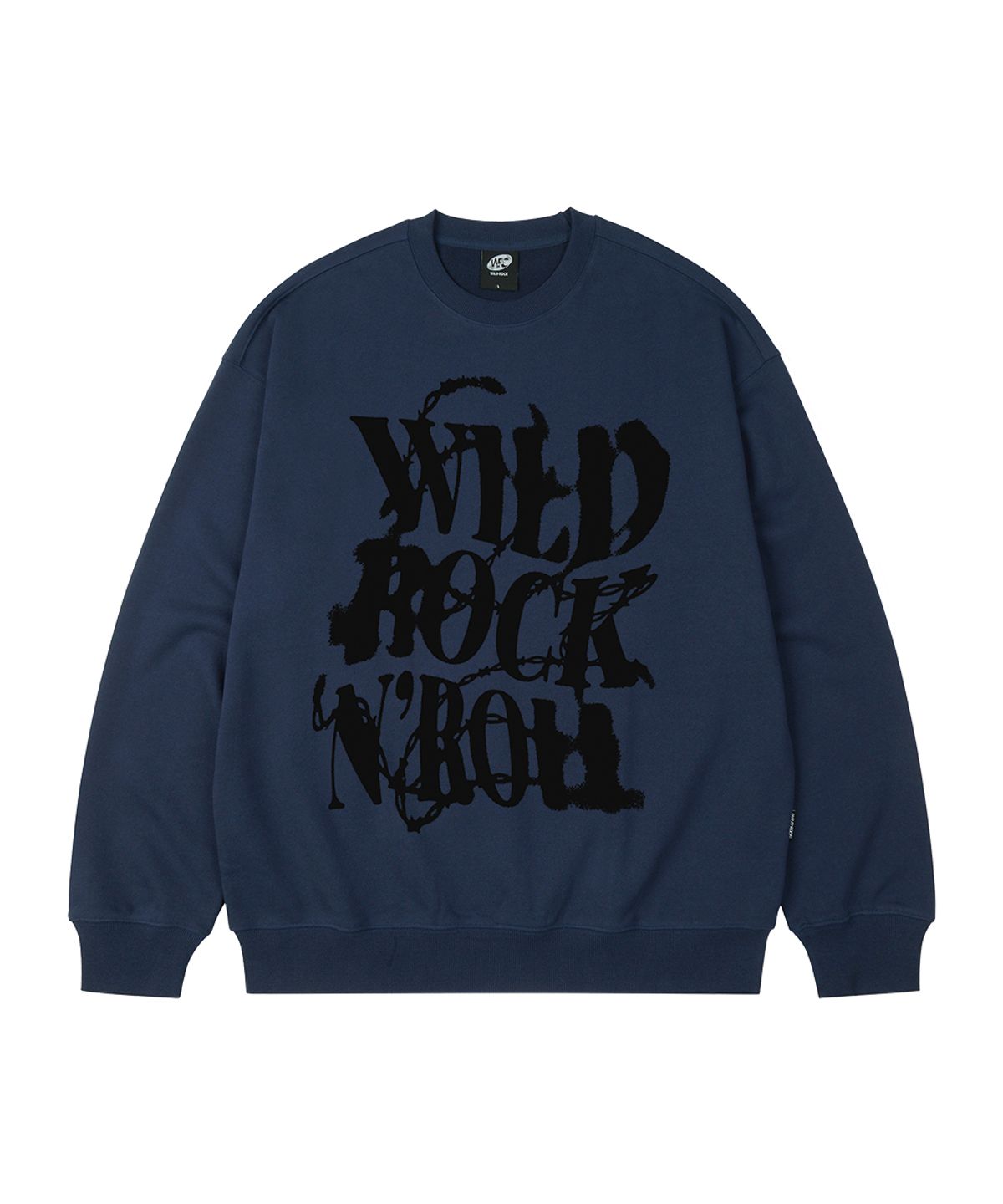 와일드락(WILDROCK) (기모추가) 와일드 락 앤 롤  맨투맨_7 COL