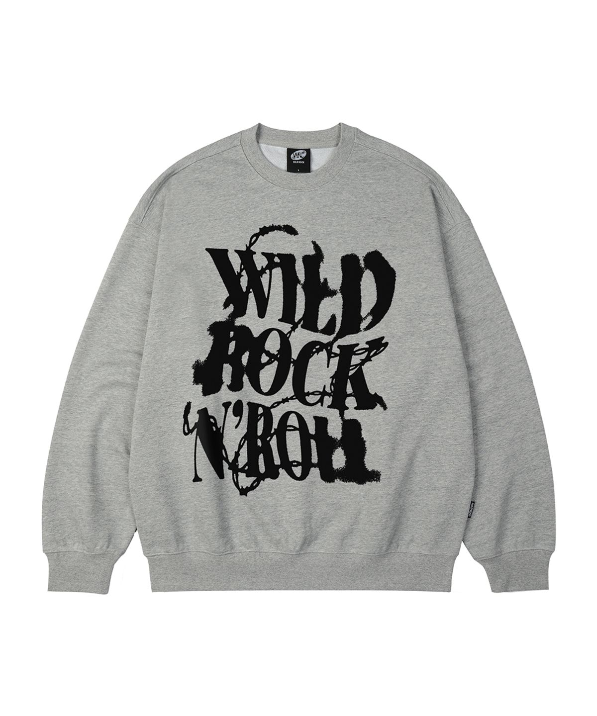 와일드락(WILDROCK) (기모추가) 와일드 락 앤 롤  맨투맨_7 COL