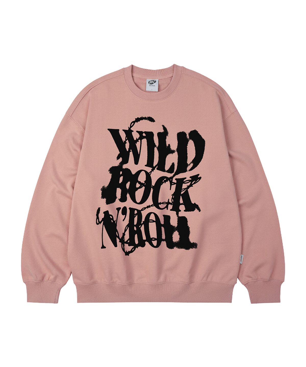 와일드락(WILDROCK) (기모추가) 와일드 락 앤 롤  맨투맨_7 COL