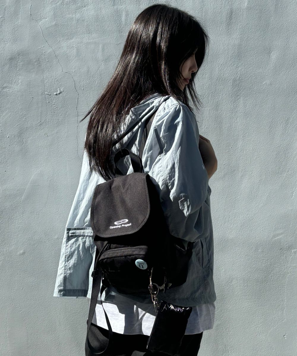 MUSINSA公式 | OPENING PROJECT Mini Pocket Backpack - Black