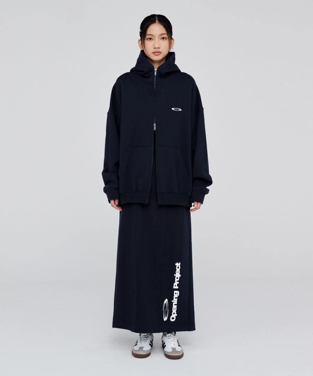 MUSINSA | OPENING PROJECT [500g]Heavy Weight Logo Hood Zip