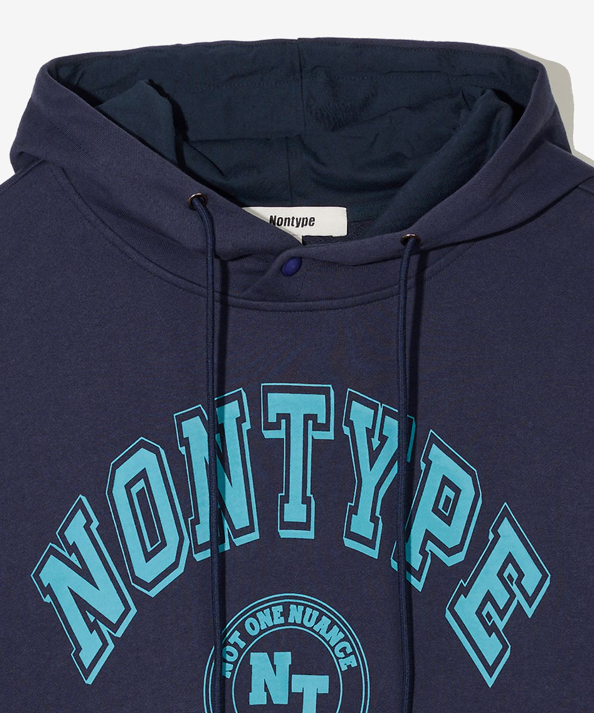 논타입(NONTYPE) SCHOOL SYMBOL HOODY (NAVY)