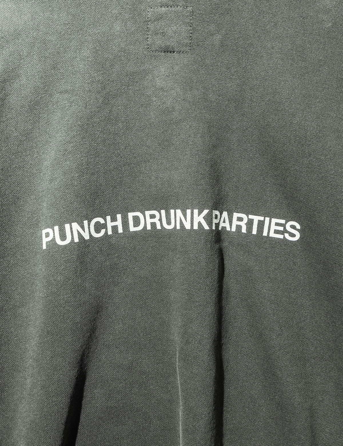 펀치드렁크파티즈(PUNCH DRUNK PARTIES) Circle Logo Garment Dyed Hoodie (KHAKI)