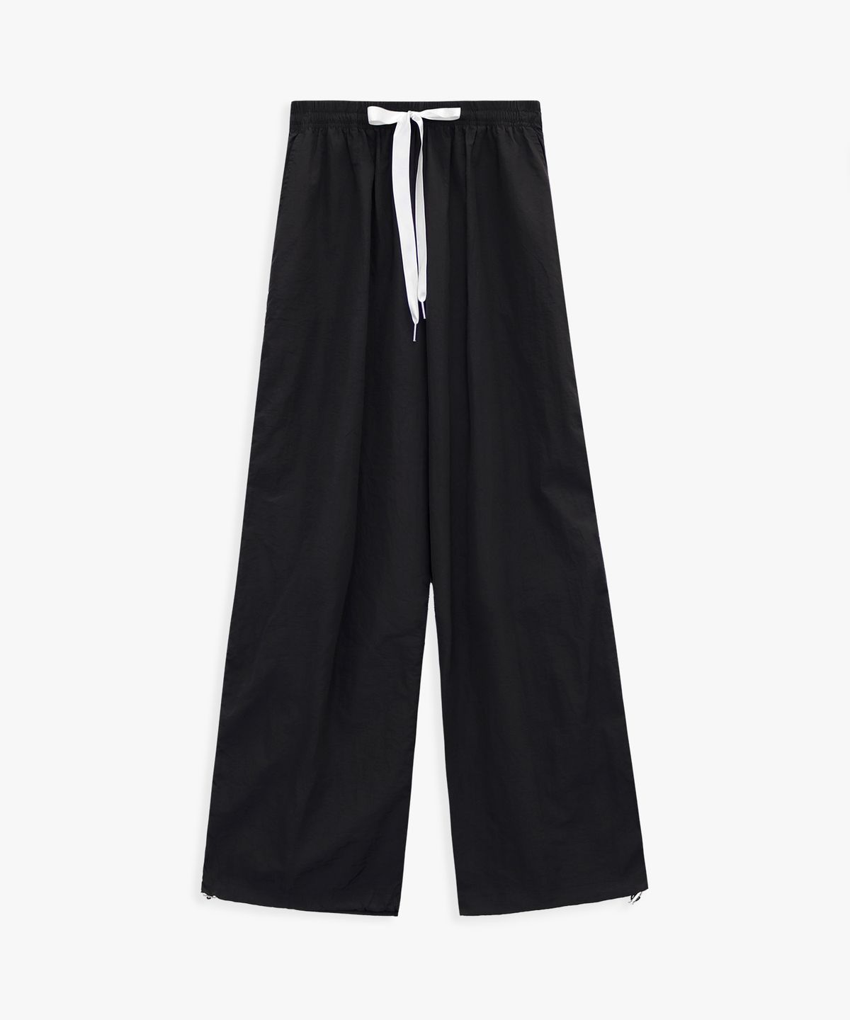 핑크파인애플(PINKPINEAPPLE) LACE TRACK PANTS_BLACK