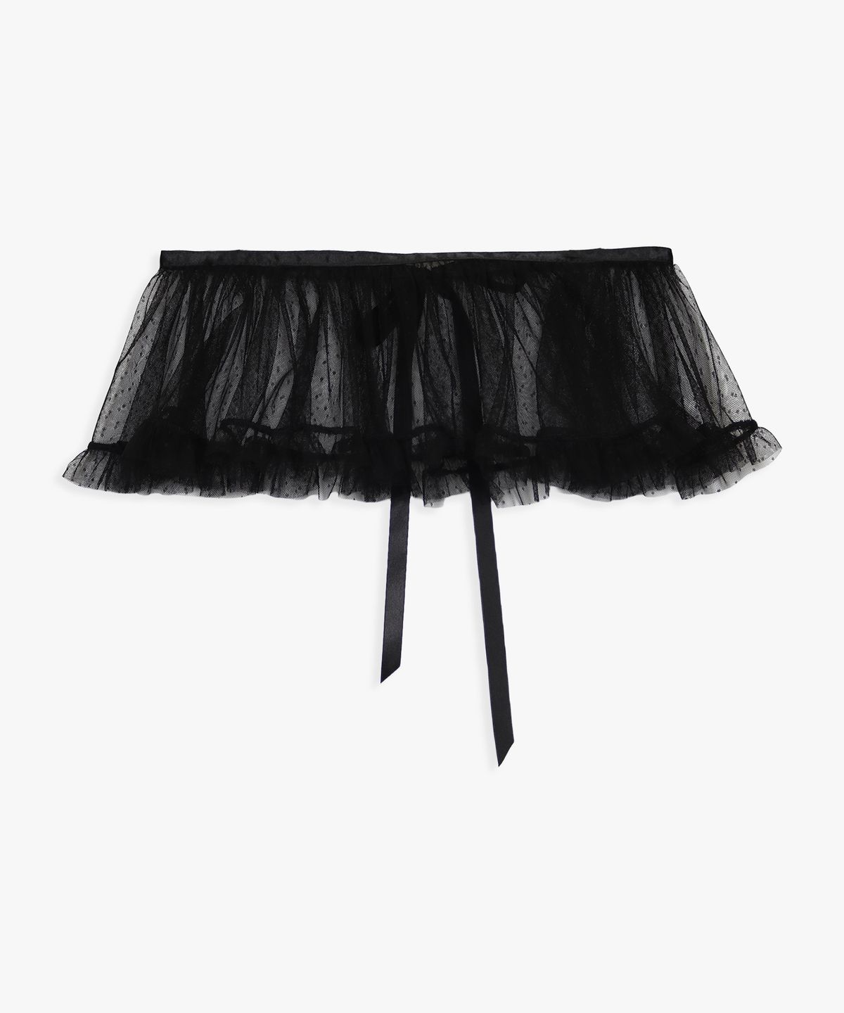 핑크파인애플(PINK PINEAPPLE) TUTU APRON SKIRT_BLACK