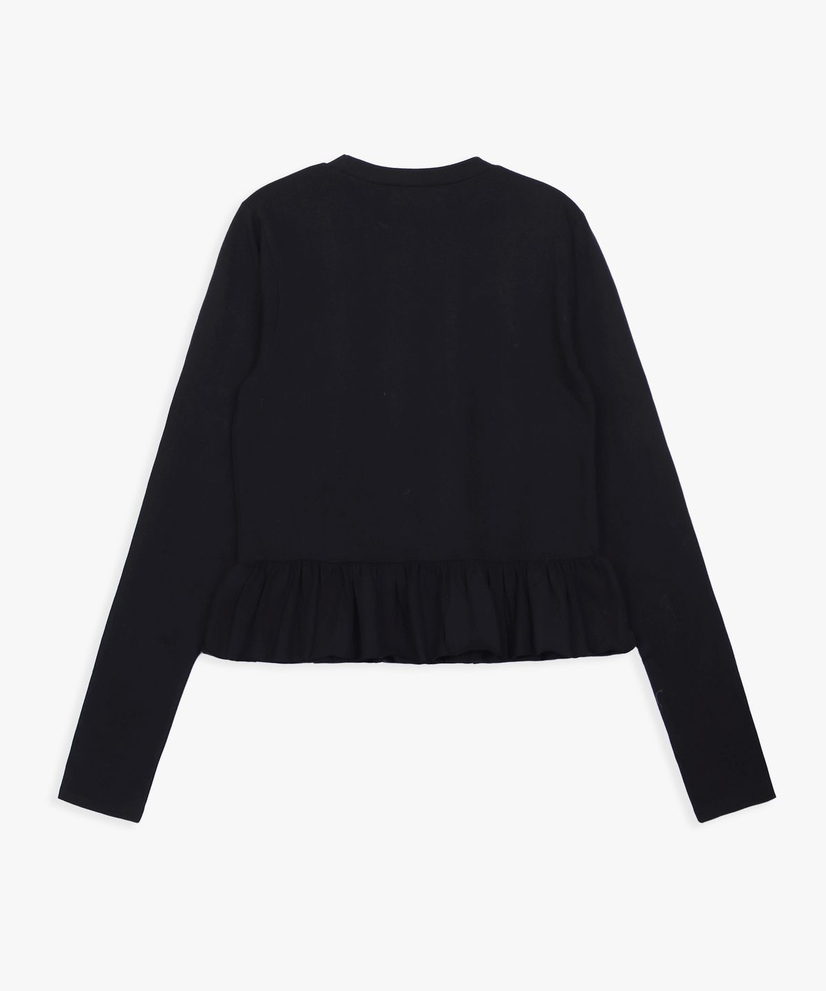 핑크파인애플(PINK PINEAPPLE) FRILL LAYERED TOP_BLACK
