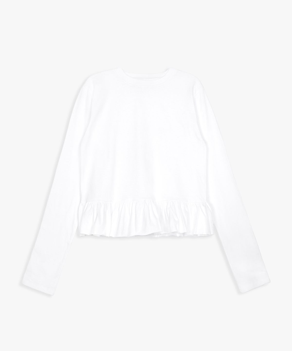 핑크파인애플(PINK PINEAPPLE) FRILL LAYERED TOP_WHITE