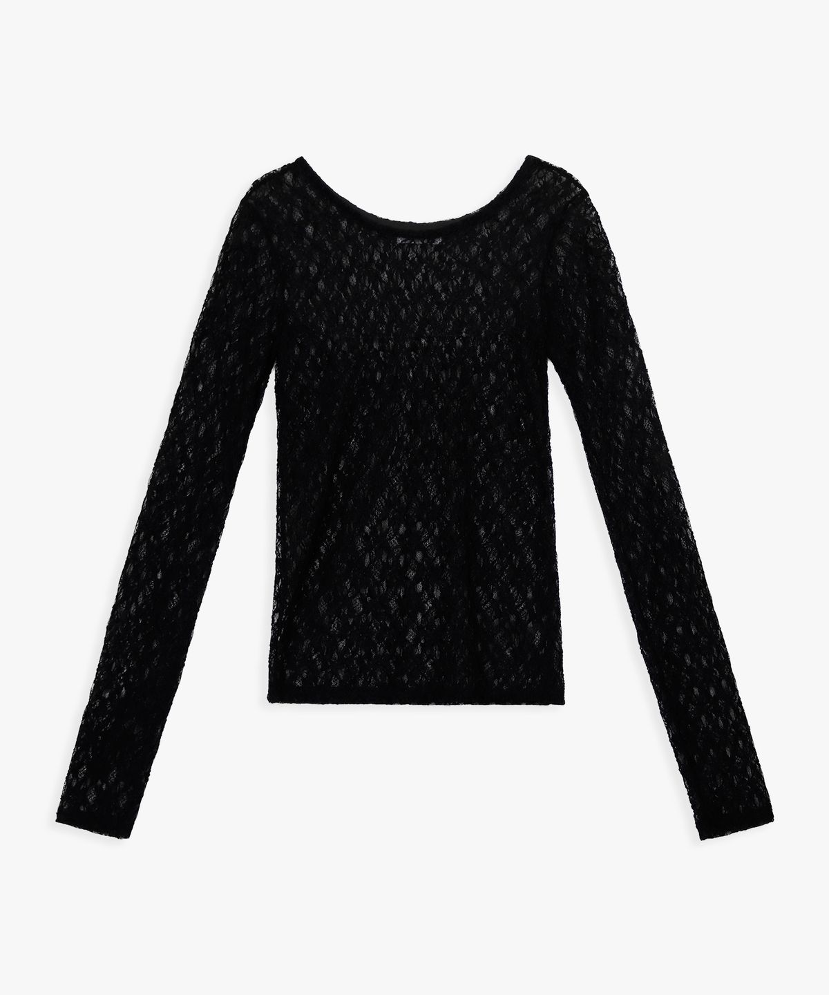 핑크파인애플(PINK PINEAPPLE) JULIETTE LACE TOP_BLACK