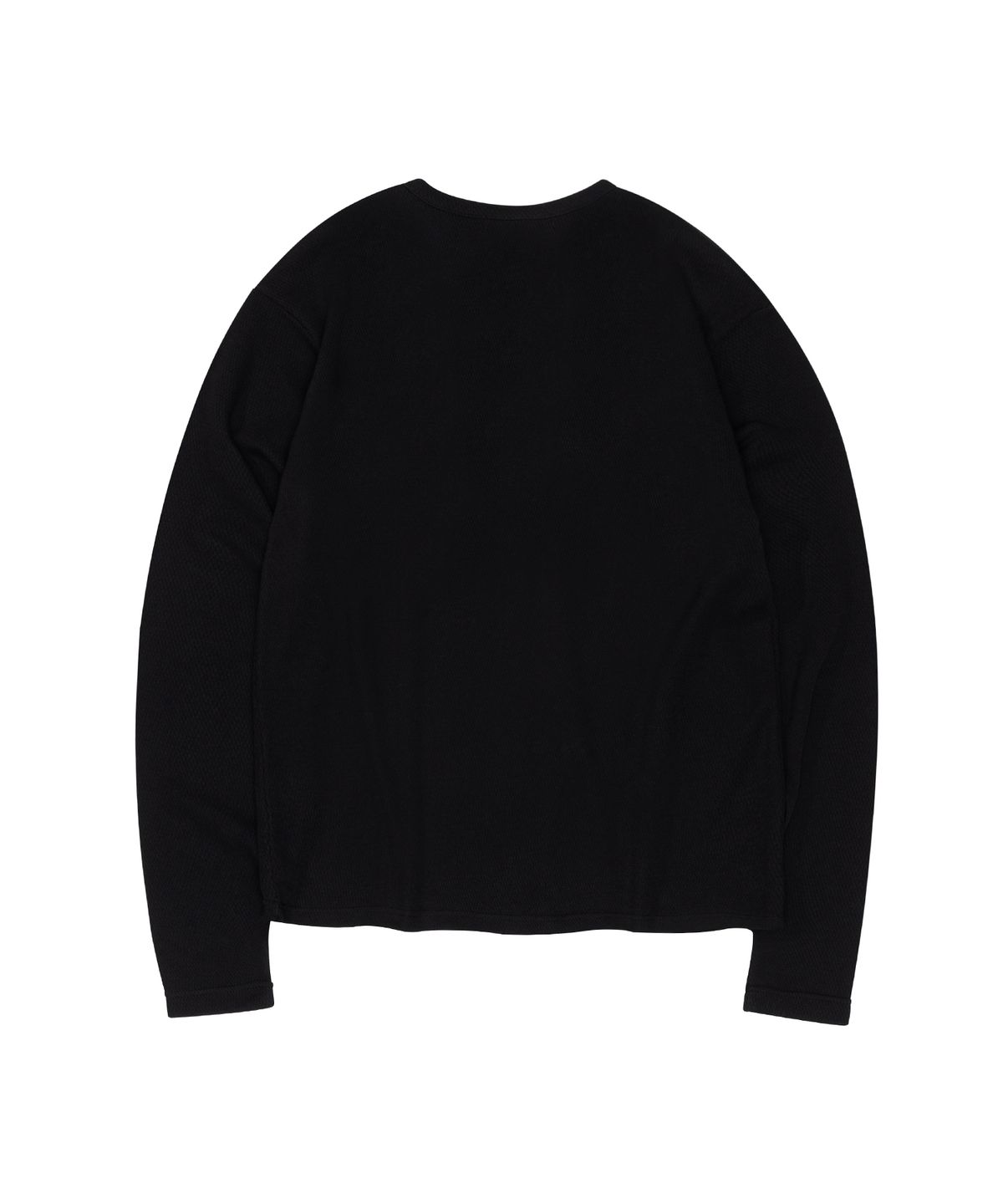 플로즈룸(FLAWSROOM) 5Button Henley BLACK