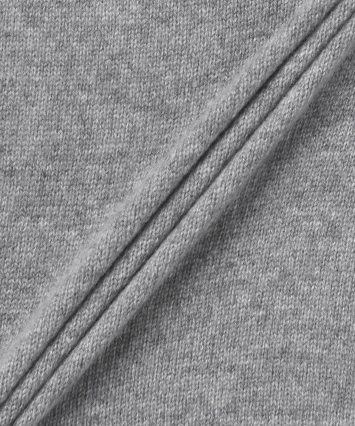 생로랑(SAINT LAURENT) 울 크루넥 반소매 니트 - 그레이 / 800574Y76IY1473