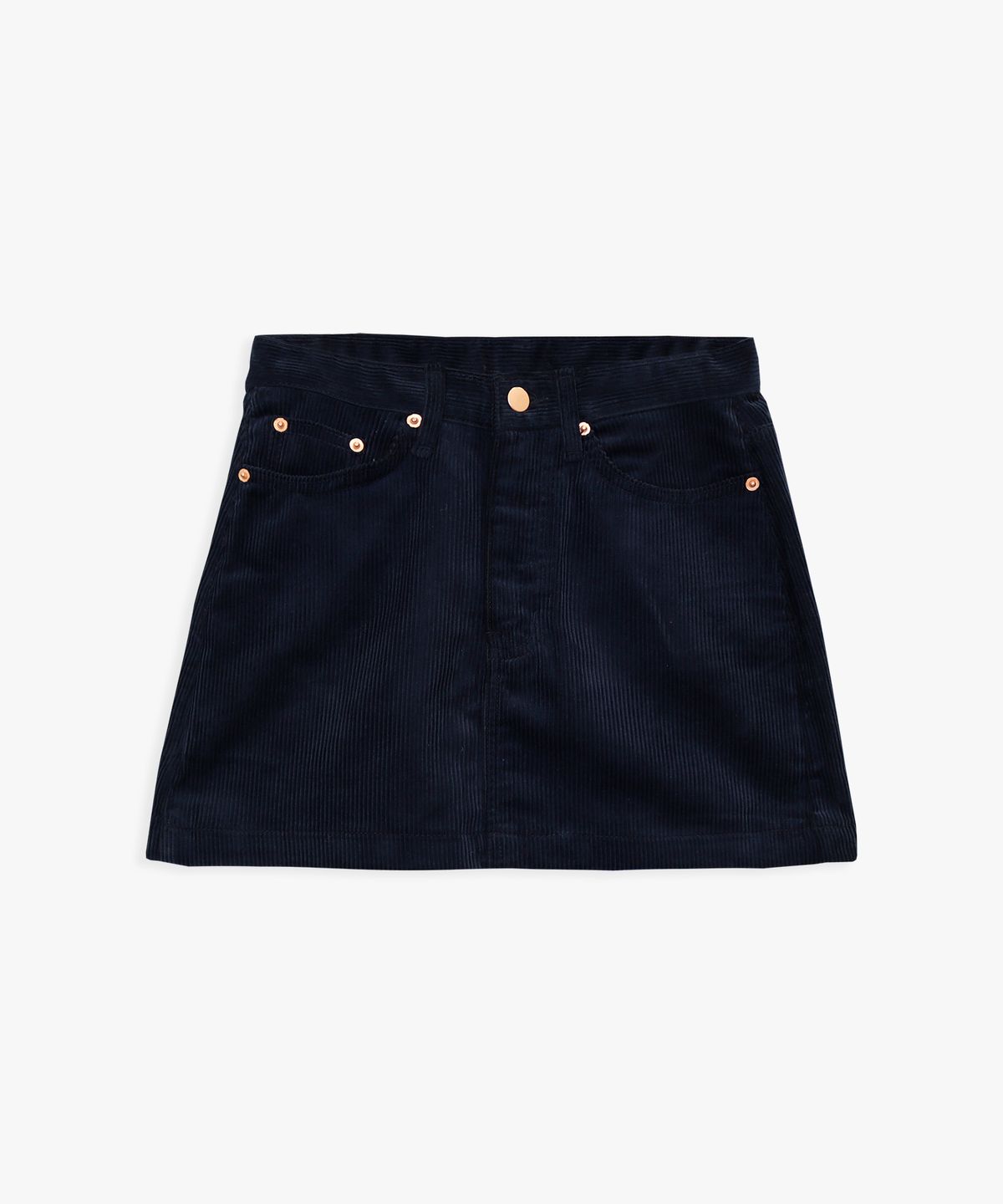 핑크파인애플(PINK PINEAPPLE) BASIC CORDUROY SKIRT _NAVY