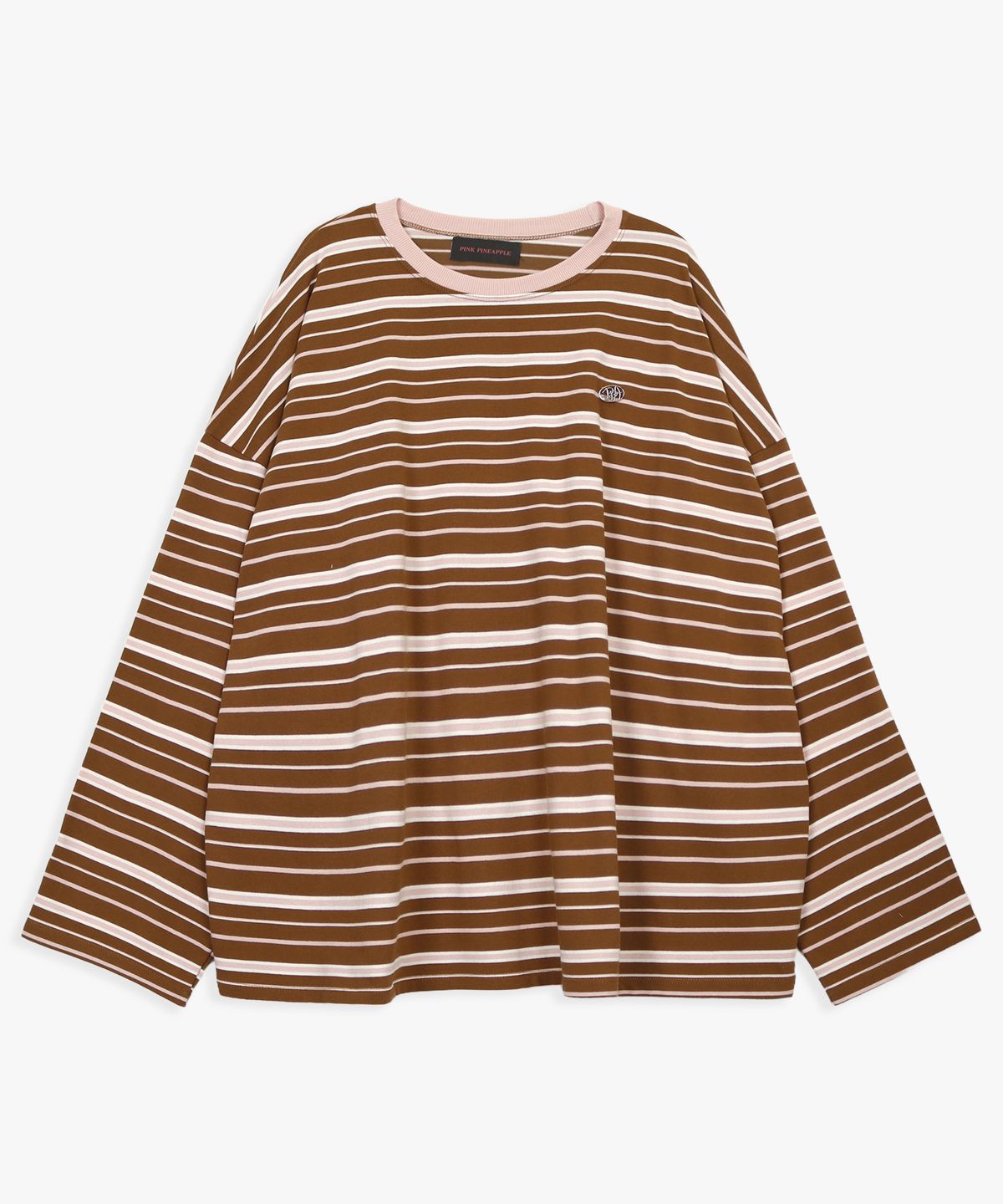 핑크파인애플(PINK PINEAPPLE) MULTI STRIPE T-SHIRT _PINK