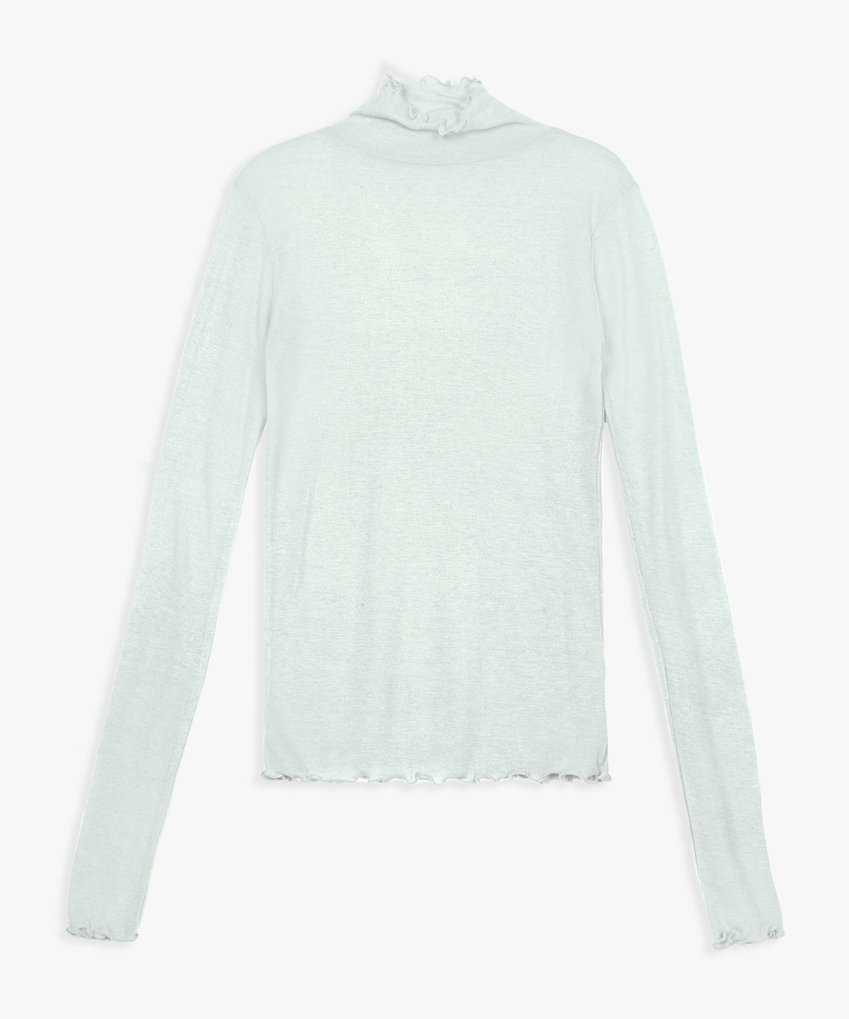 핑크파인애플(PINKPINEAPPLE) SHEER TURTLENECK TOP_MINT