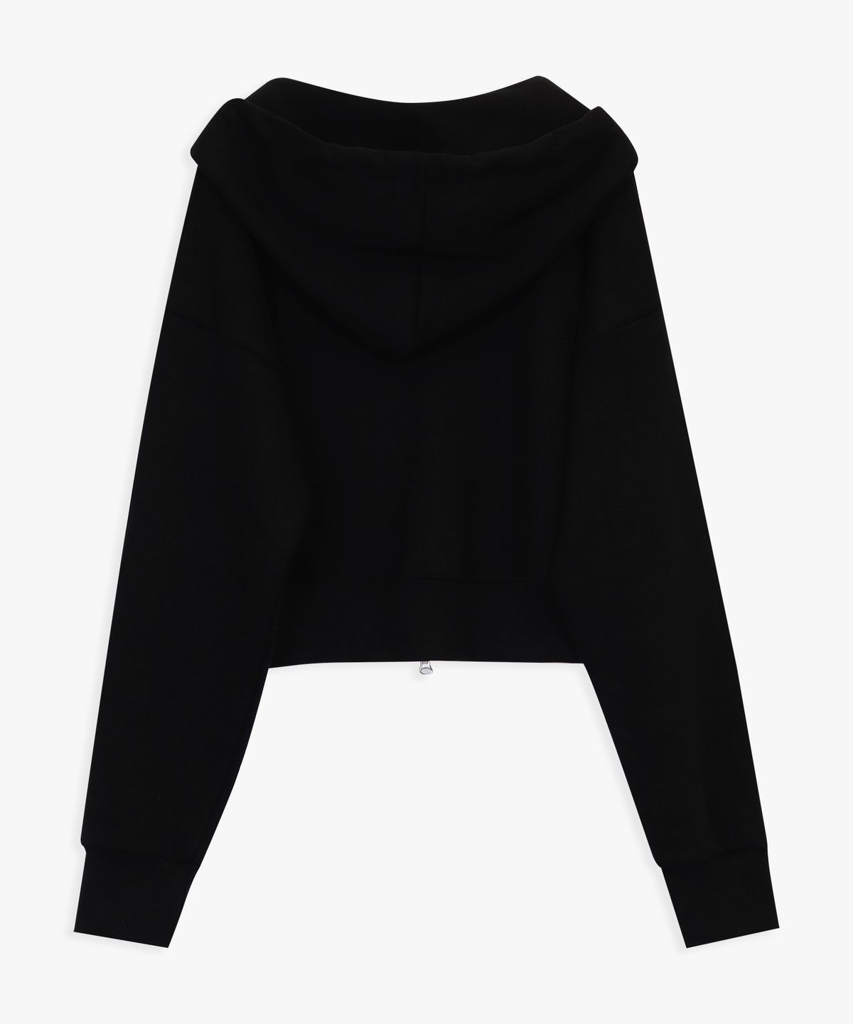 핑크파인애플(PINK PINEAPPLE) FRILL HOODED ZIP UP _BLACK