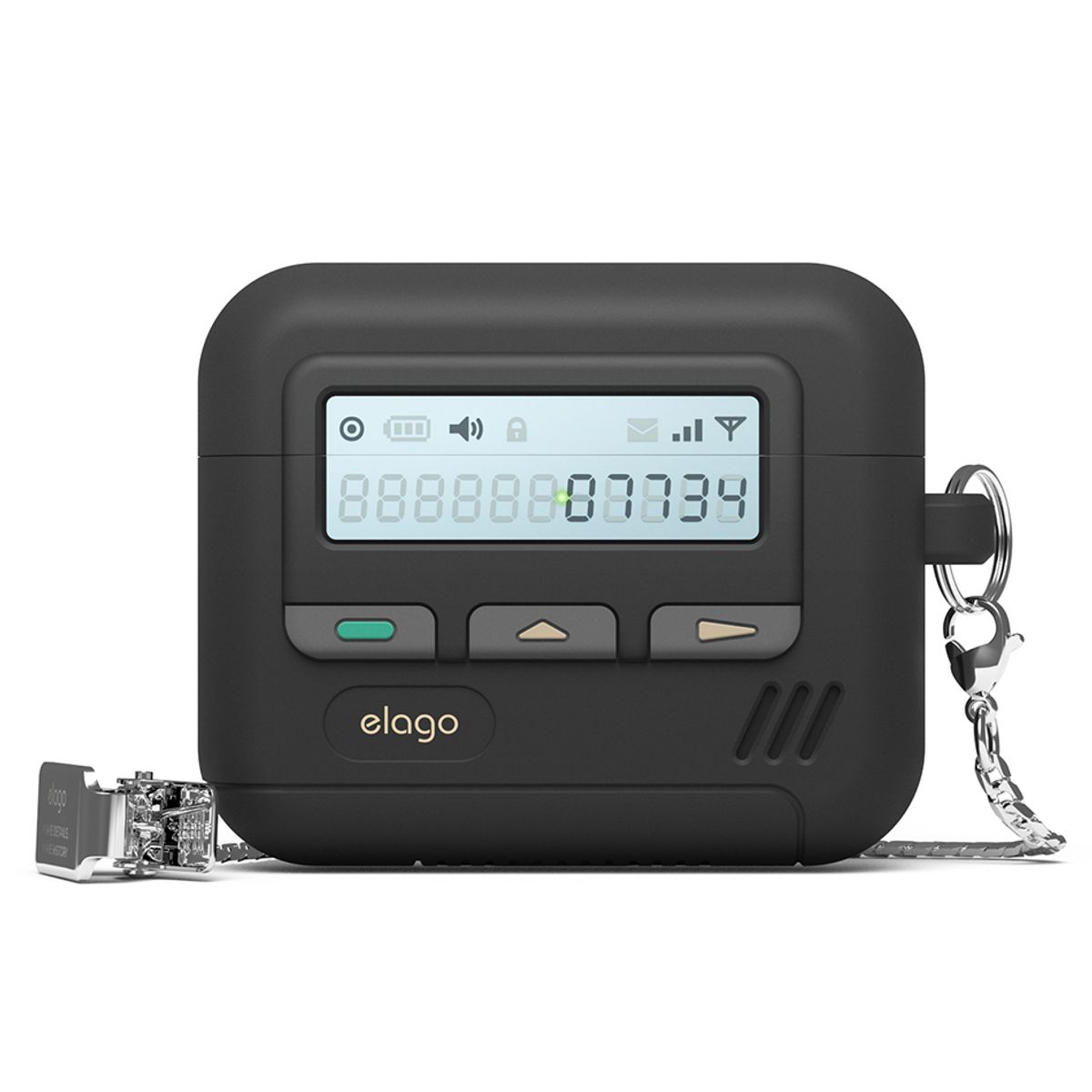 엘라고(ELAGO) 에어팟 4 삐삐 스트랩 케이스