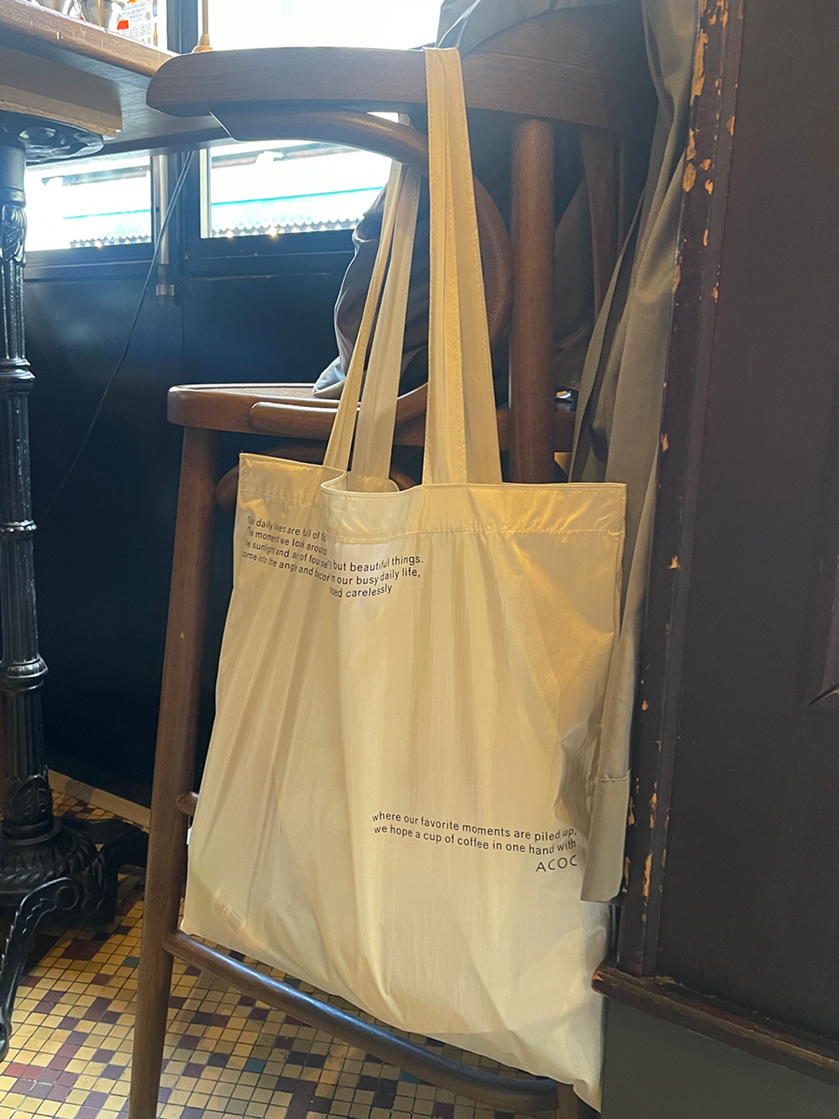 아코크(ACOC) Milestone Eco Bag_Cream