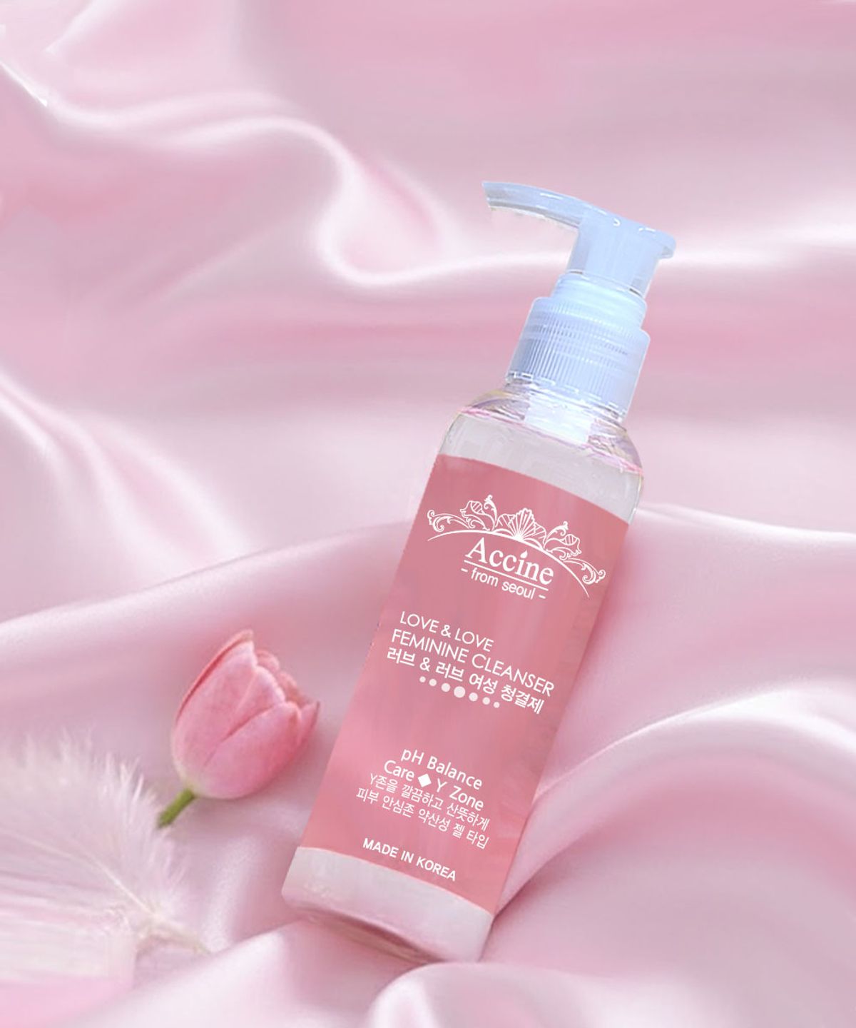 아씬(ACCINE) 러브 앤 러브 페미닌 클랜져 150ml