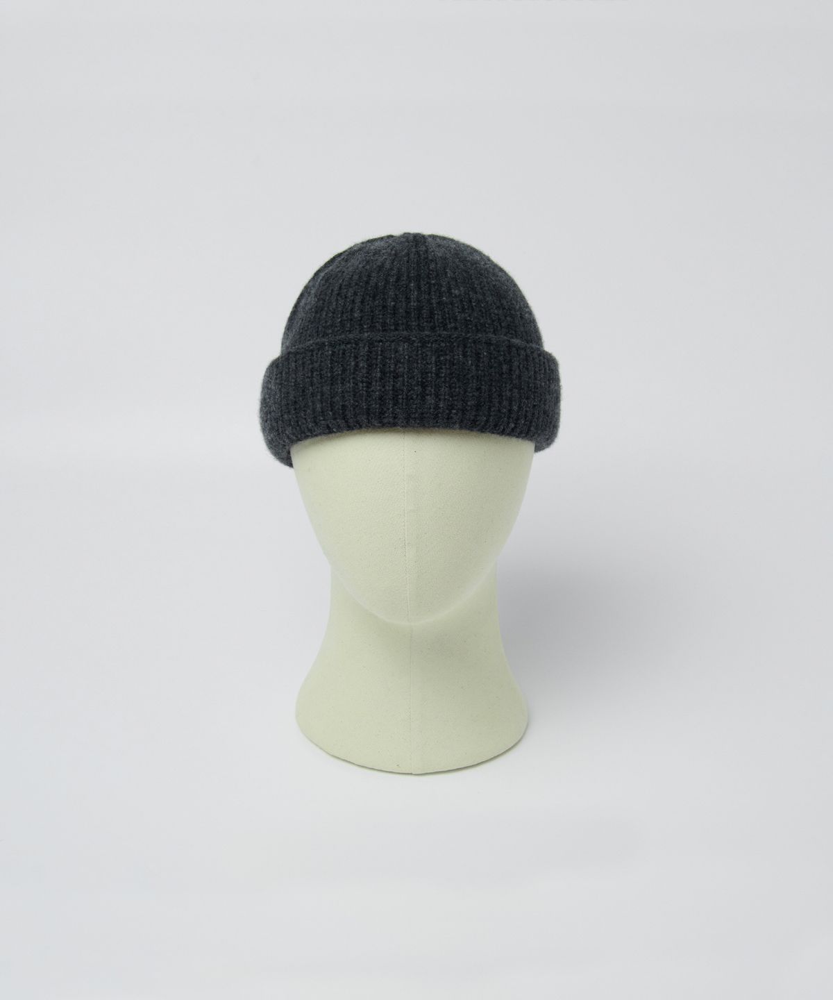 라모랭(RAMOLIN) Merino Wool Double Cuff Watchcap Charcoal