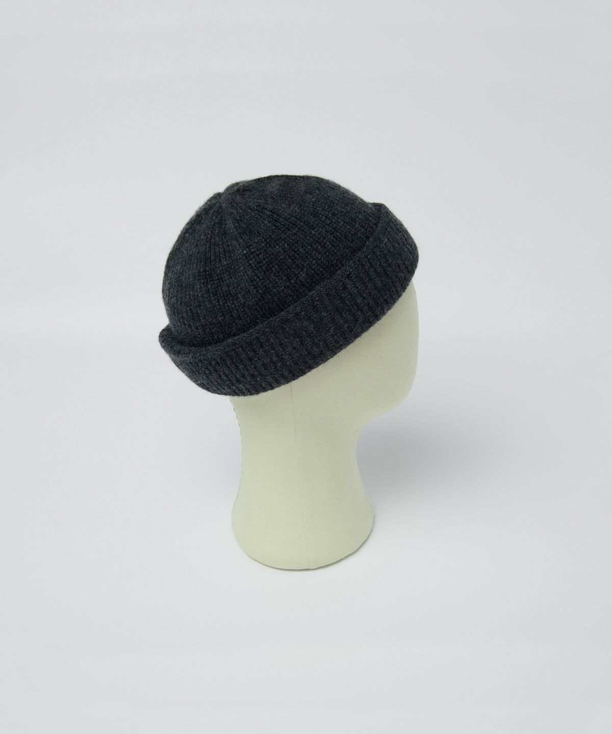 라모랭(RAMOLIN) Merino Wool Double Cuff Watchcap Charcoal