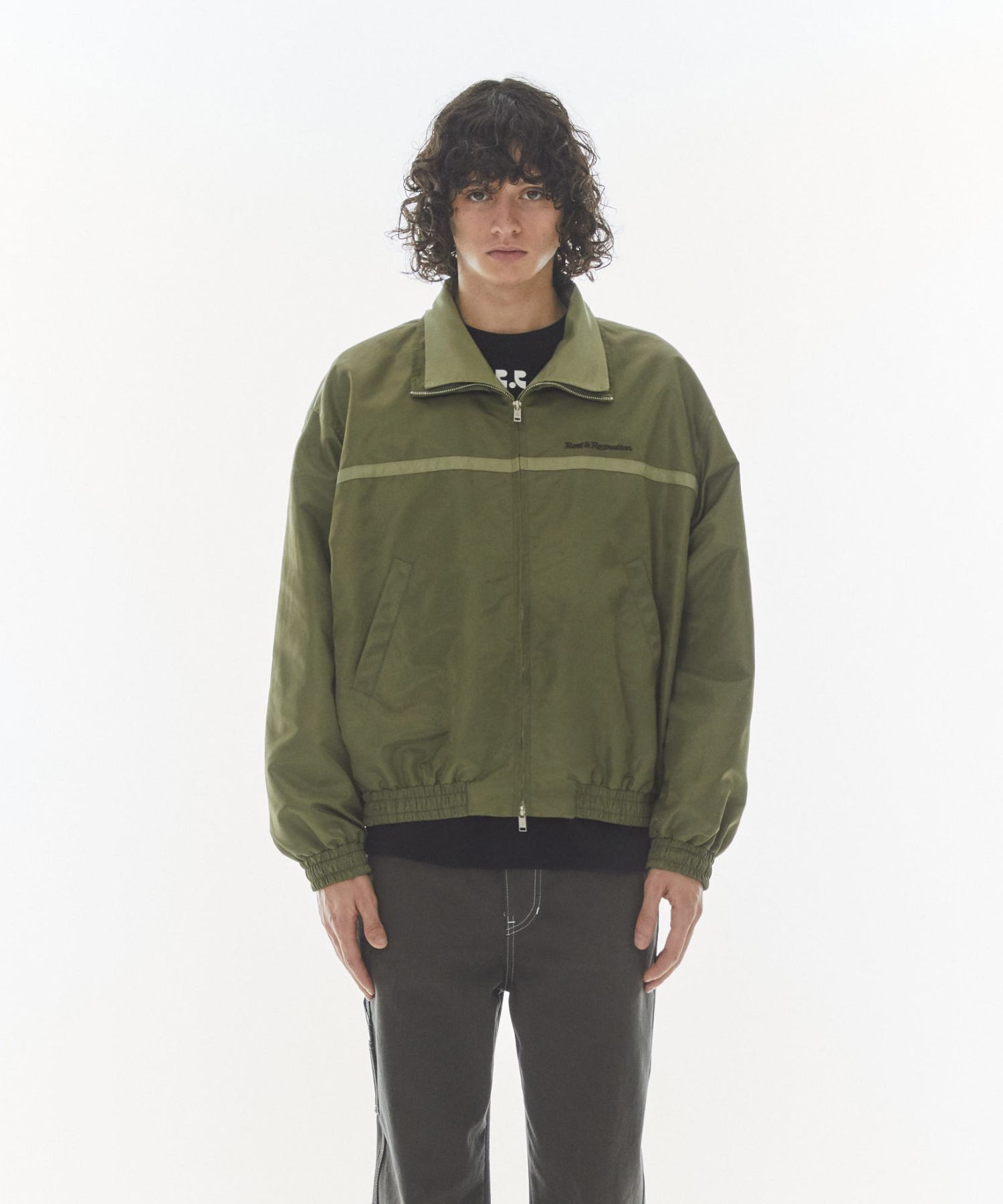 MUSINSA公式 | REST&RECREATION LAYERED NYLON JACKET - KHAKI