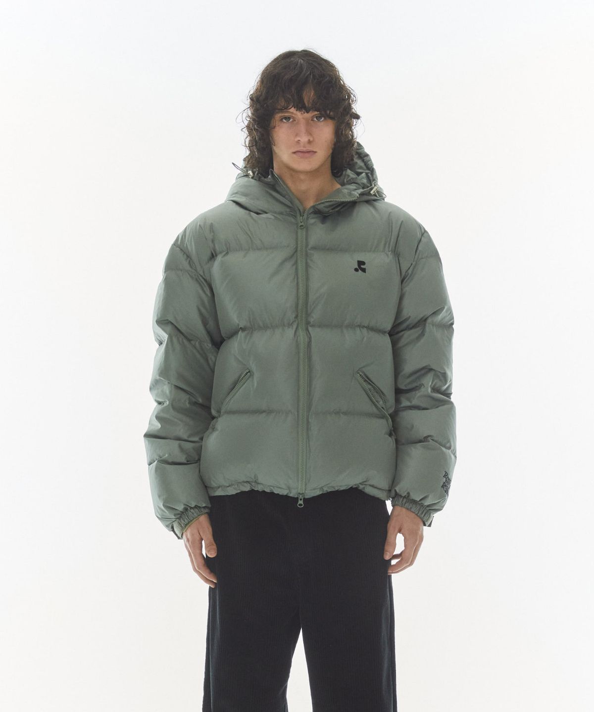 레스트앤레크레이션(REST&RECREATION) 2WAY HOOD DOWN JACKET - KHAKI