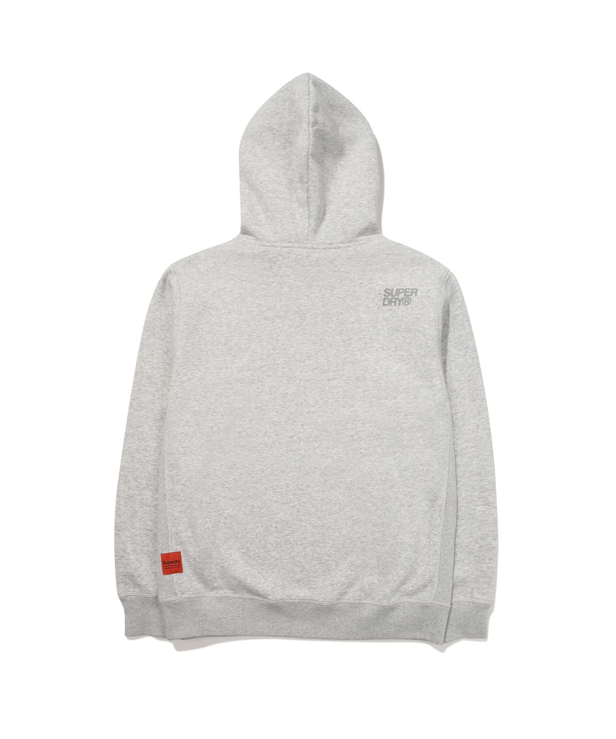 슈퍼드라이(SUPERDRY) 빈티지 스몰 로고 후드 티셔츠 멜란지 그레이