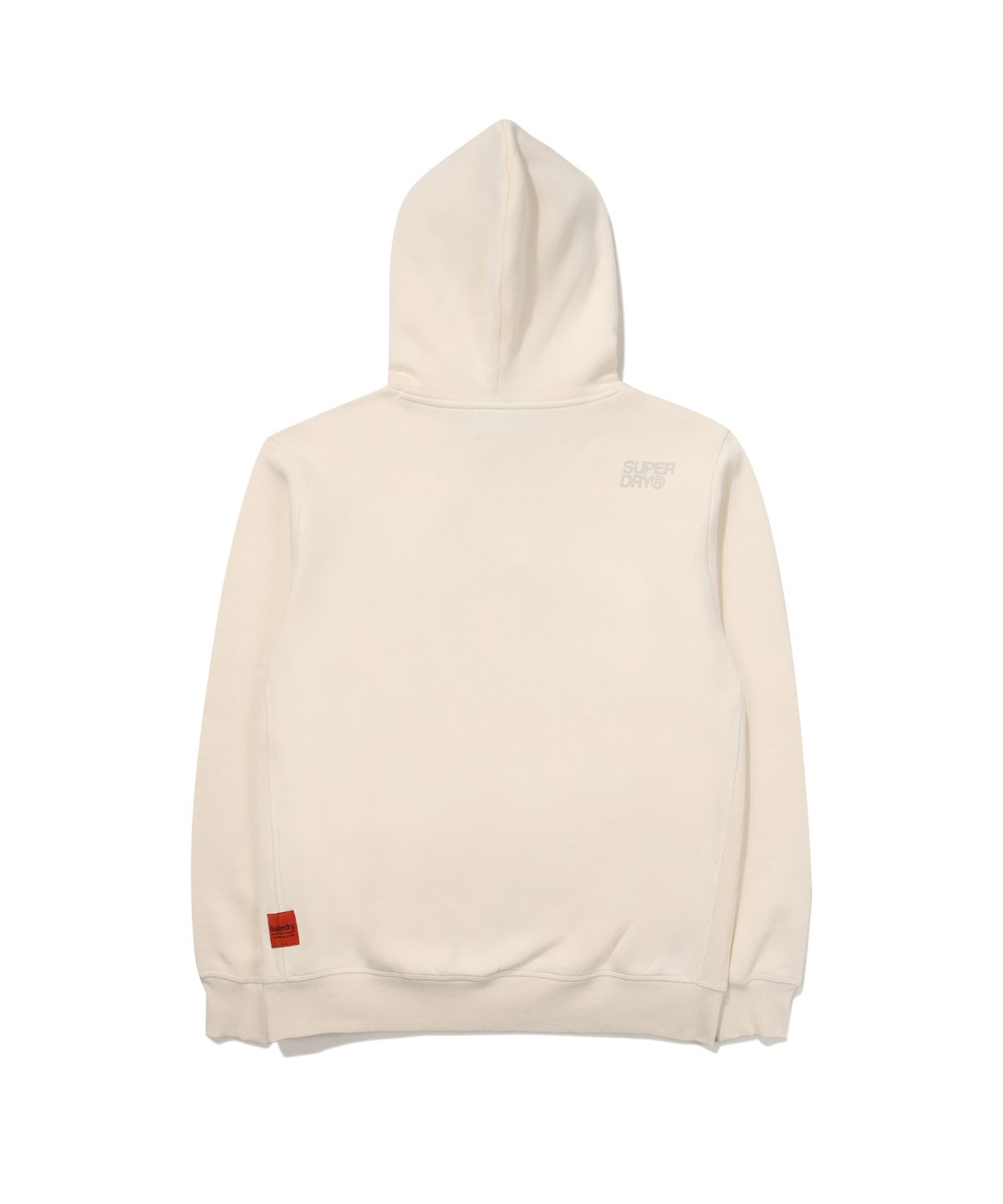 슈퍼드라이(SUPERDRY) 빈티지 스몰 로고 후드 티셔츠 아이보리
