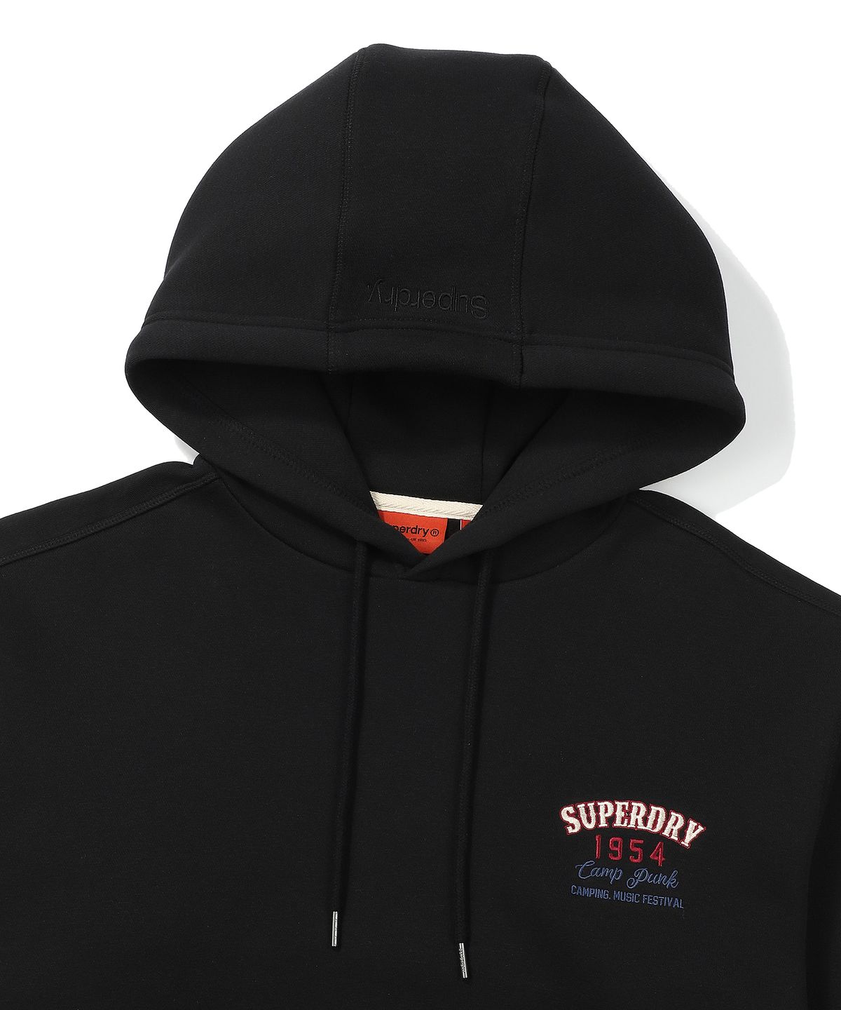 슈퍼드라이(SUPERDRY) 1954 웨스턴 후드 티셔츠 블랙