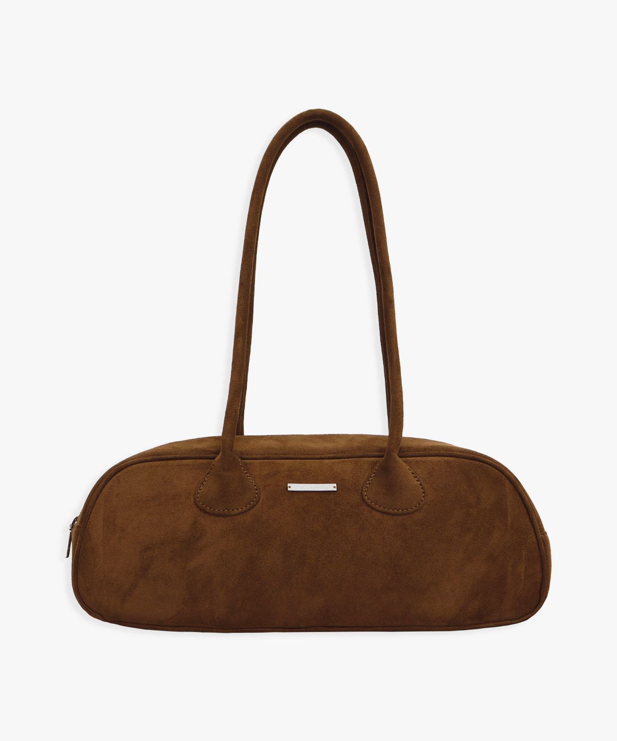 핑크파인애플(PINKPINEAPPLE) SUEDE BAGUETTE BAG_BROWN